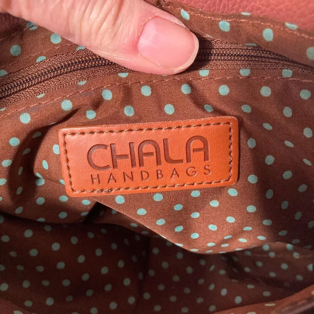 Womens Vegan Leather Chala Braided Boho Crossbody Purse Mauve Brown‎ 9 x 11